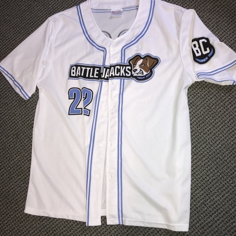 Batte Creek BattleJacks Adult Xl Giveaway Jersey White 2022